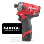 Milwaukee M12 FUEL™ SURGE™ ¼″ Aku Hydraulický rázový utahovák M12 FQID-202X gallery main image