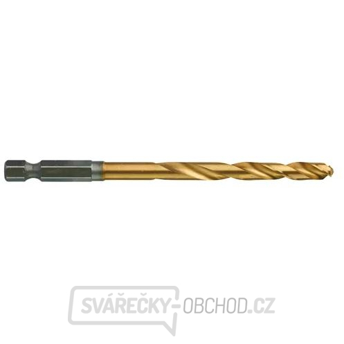 Milwaukee Titánový vrták do kovu Shockwave HSS-G TiN Red Hex 6 mm - 1ks