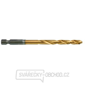Milwaukee Titánový vrták do kovu Shockwave HSS-G TiN Red Hex 6 mm - 1ks Milwaukee Titánový vrták do kovu Shockwave HSS-G TiN Red Hex 6 mm - 1ks gallery main image