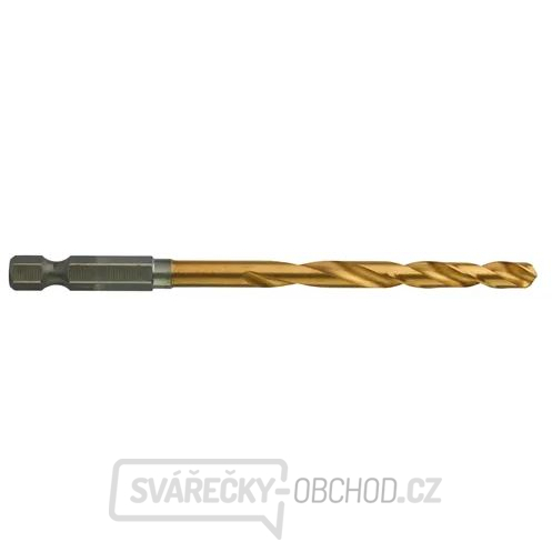 Milwaukee Titánové vrtáký do kovu Shockwave HSS-G TiN Red Hex 5.5 mm - 1ks
