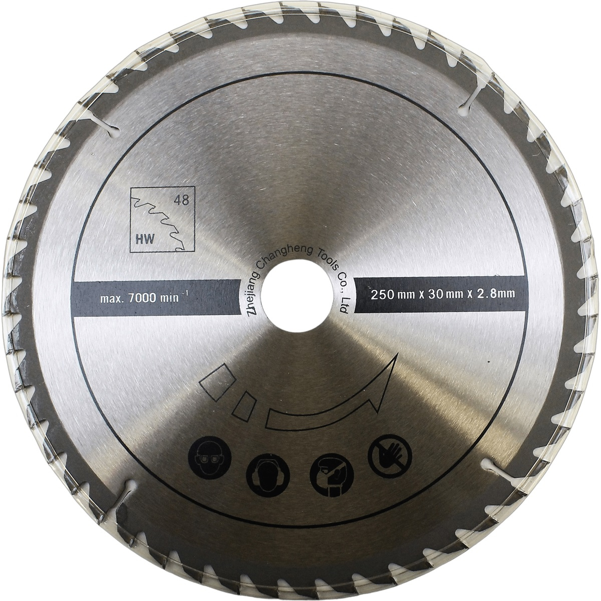 Levně Scheppach pilový kotouč TCT 250/30 x 2,8, 48 zubů 7901303701