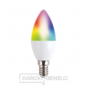 Solight LED SMART WIFI žárovka, svíčka, 5W, E14, RGB, 400lm gallery main image
