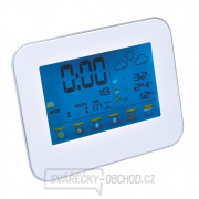 Solight meteostanice, velký dotykový barevný LCD, vnitřní/venkovní teplota, vlhkost, bílá náhled