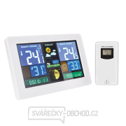 Solight meteostanice, extra velký barevný LCD, teplota, vlhkost, tlak, RCC, USB nabíjení, bílá Solight meteostanice, extra velký barevný LCD, teplota, vlhkost, tlak, RCC, USB nabíjení, bílá náhled