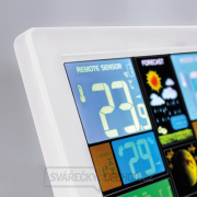 Solight meteostanice, extra velký barevný LCD, teplota, vlhkost, tlak, RCC, USB nabíjení, bílá Solight meteostanice, extra velký barevný LCD, teplota, vlhkost, tlak, RCC, USB nabíjení, bílá náhled