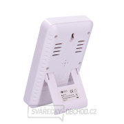 Solight bezdrátový teploměr, teplota, čas, budík, bílý Náhled