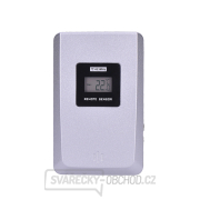 Solight bezdrátový teploměr, teplota, čas, budík, bílý náhled