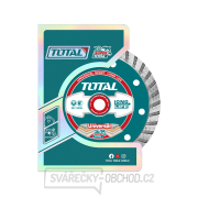 Kotouč diamantový řezný, Turbo, suché i mokré řezání, 125cm, 125x22,2mm, dělený segment 7,5mm, max. 12200 ot./min Náhled