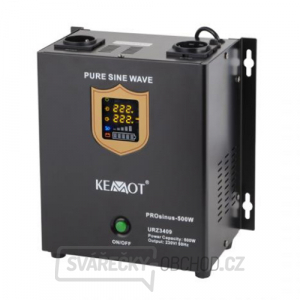 Zdroj záložní KEMOT PROsinus 500W 12V nástěnný Zdroj záložní KEMOT PROsinus 500W 12V nástěnný gallery main image