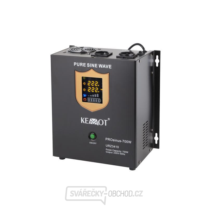 Zdroj záložní KEMOT PROsinus 700W 12V nástěnný