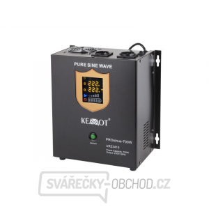 Zdroj záložní KEMOT PROsinus 700W 12V nástěnný Zdroj záložní KEMOT PROsinus 700W 12V nástěnný gallery main image