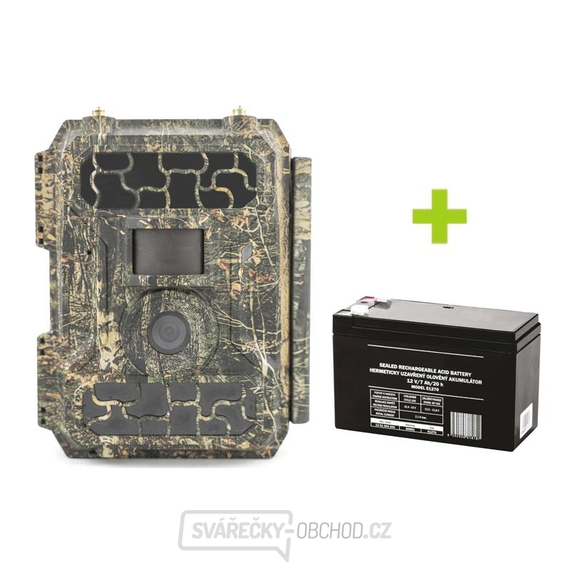 Fotopast OXE Panther 4G + externí akumulátor 12V/2,2Ah a napájecí kabel