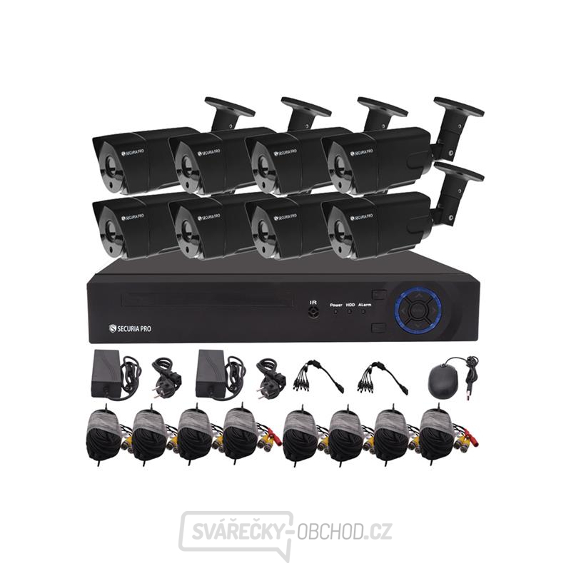 Kamerový systém SECURIA PRO AHD8CHV2-B