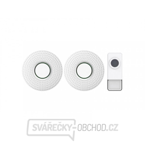 Zvonek bezdrátový Geti GWD 205W sada Zvonek bezdrátový Geti GWD 205W sada gallery main image