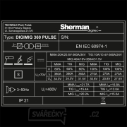 Sherman Synergická invertorová svářečka DIGIMIG 360 Pulse Sherman Synergická invertorová svářečka DIGIMIG 360 Pulse náhled