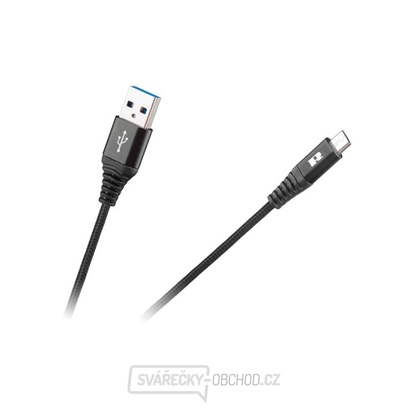 Kabel REBEL USB/Micro USB černý 2m