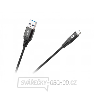 Kabel REBEL USB/Micro USB černý 2m Kabel REBEL USB/Micro USB černý 2m gallery main image