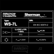 Sherman TIG 320ACDC pulse  + Chladící zařízení WS-7,5LT, vozík TIG, hořák TIG Náhled