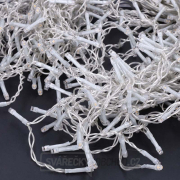 Solight LED vánoční závěs, rampouchy, 120 LED, 3m x 0,7m, přívod 6m, venkovní, teplé bílé světlo, paměť, časovač náhled