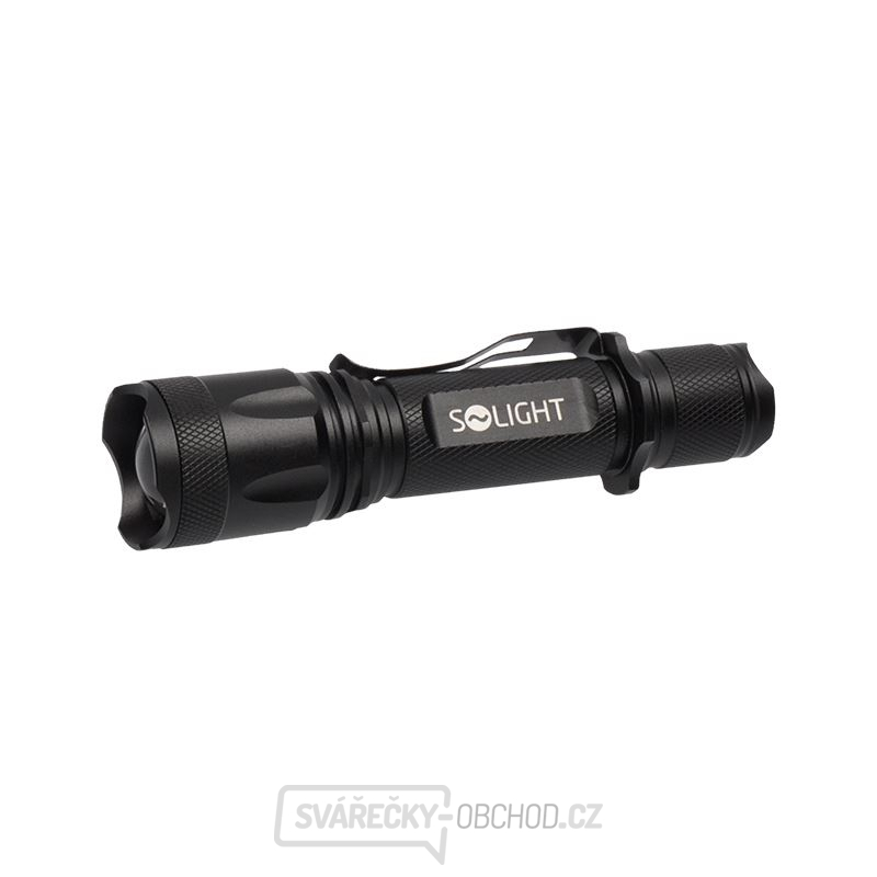 Solight nabíjecí LED svítilna, 600lm, XM-L2 T6, fokus, 2200mAh Li-Ion, USB nabíjení