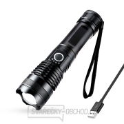 Solight nabíjecí LED svítilna, 1000lm,  fokus, 2800mAh Li-Ion, USB, dárkové balení Náhled