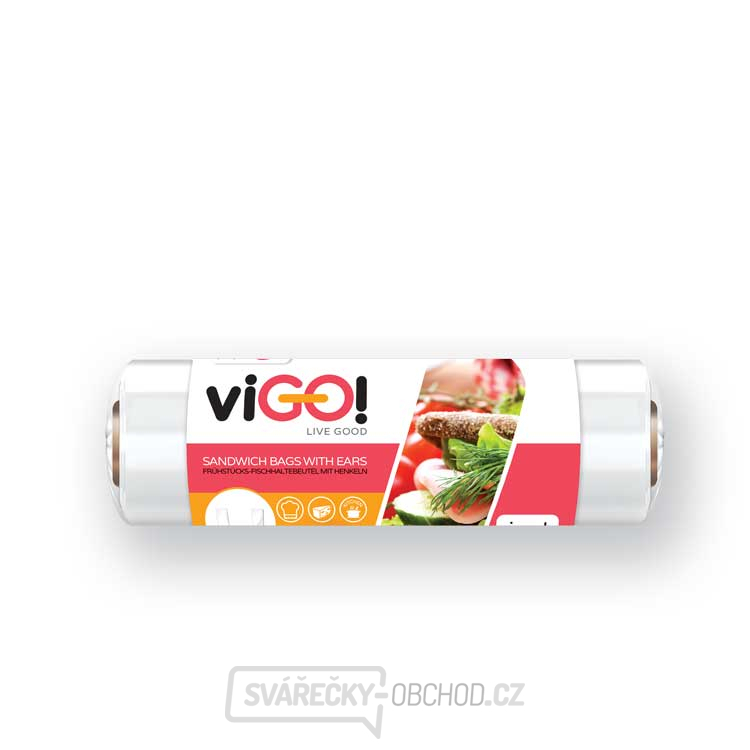 ViGO! Sáčky mikrotenové s uchy 10+32x21cm - 150 ks