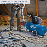 Scheppach HC 120 dc olejový dvouválcový kompresor 10 bar se vzdušníkem 100 l Náhled