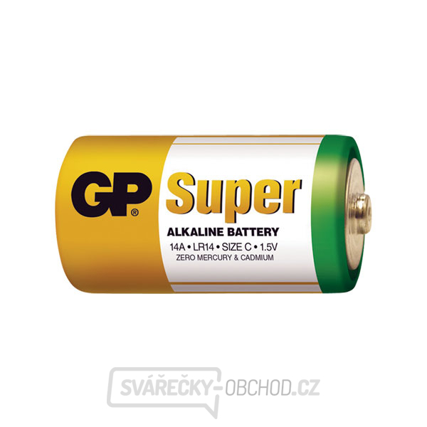 Baterie C (R14) alkalická GP Super Alkaline