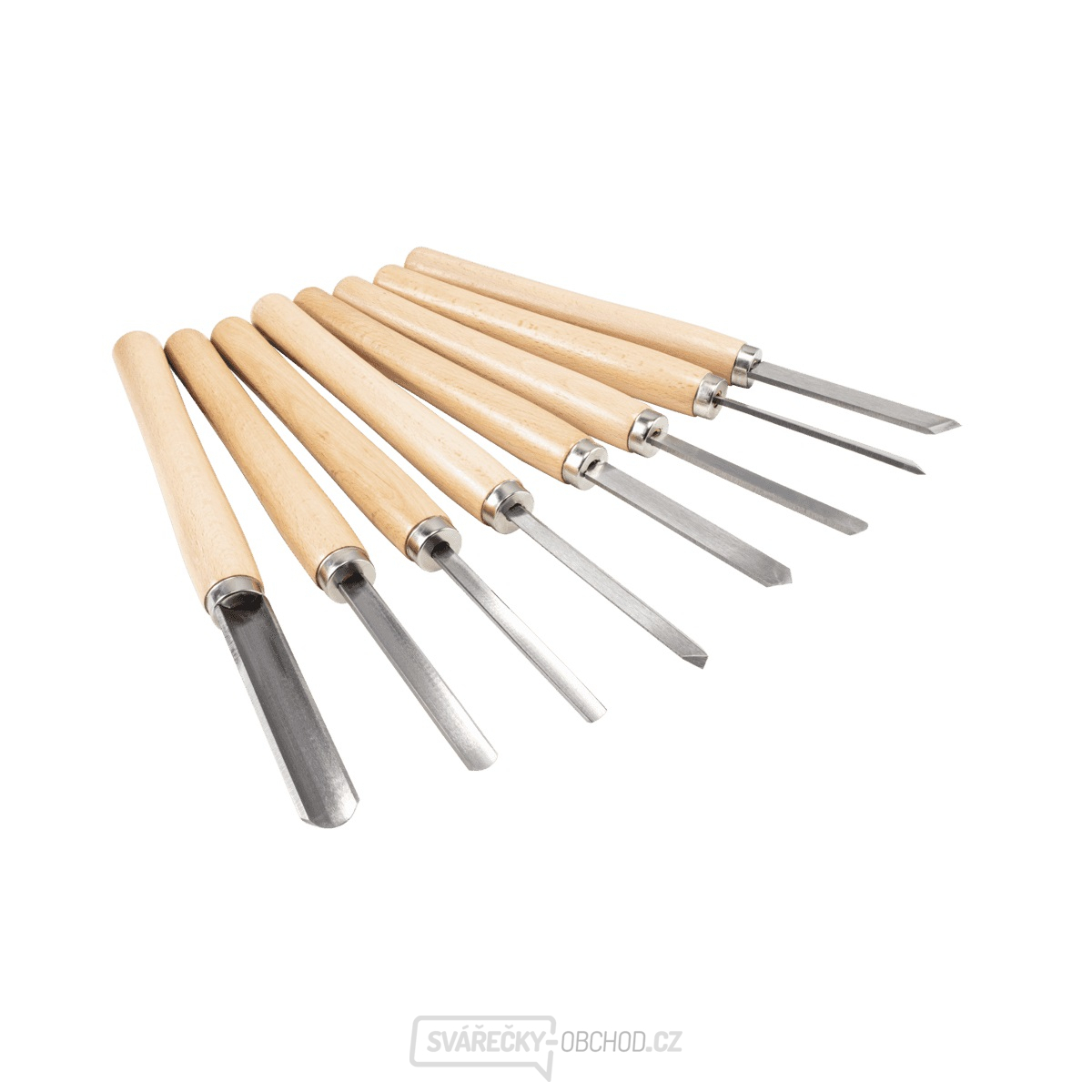 Scheppach Sada dlát: 8 dílná sada dlát v boxu