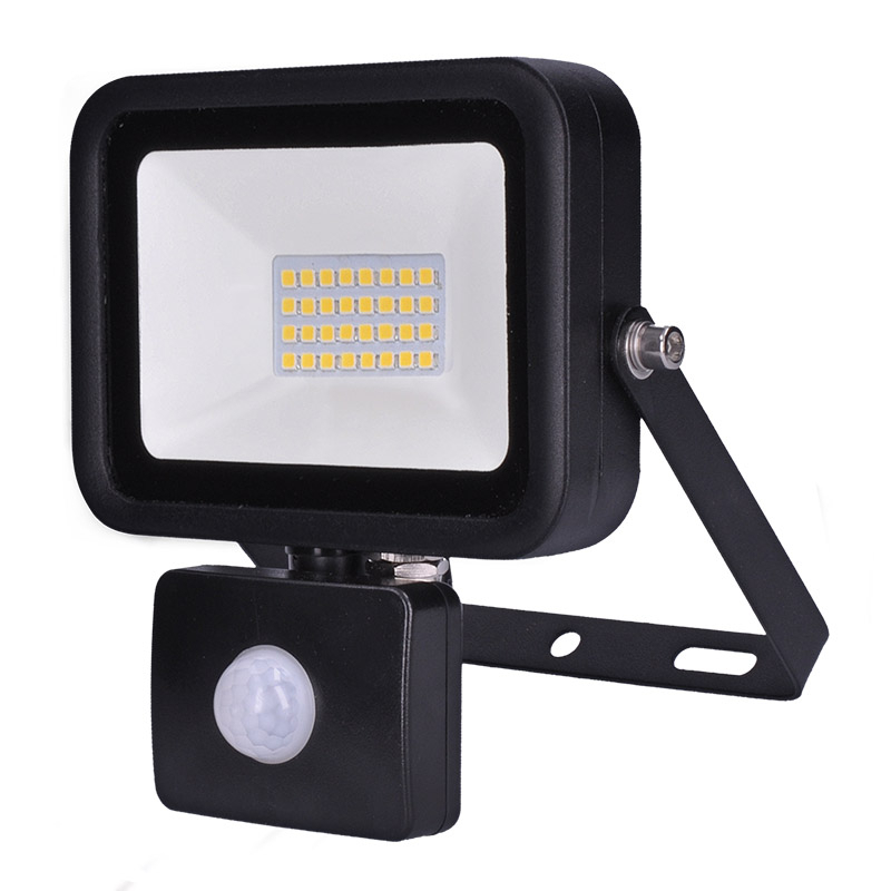 Solight LED reflektor PRO se senzorem, 30W, 2550lm, 5000K, IP44 WM-30WS-L