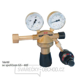 Spořič plynu GS-40F na ventil s manometry Spořič plynu GS-40F na ventil s manometry gallery main image