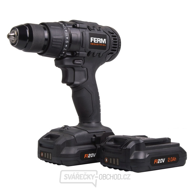 Aku vrtačka Ferm CDM1141P Li-ion 20V - 2.0Ah - 2 baterie
