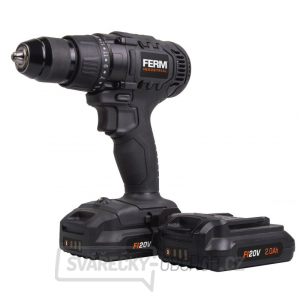 Aku vrtačka Ferm CDM1141P Li-ion 20V - 2.0Ah - 2 baterie gallery main image