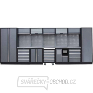 Sestava dílenského nábytku Procarosa PROFI XL Pracovní deska: nerezová, Hmotnost: 477 kg Sestava dílenského nábytku Procarosa PROFI XL Pracovní deska: nerezová, Hmotnost: 477 kg gallery main image