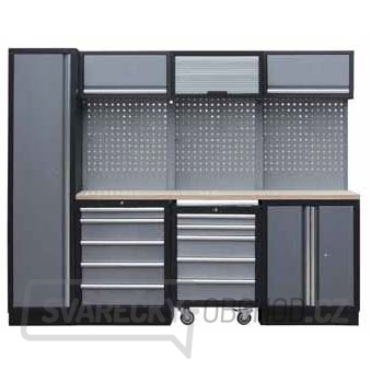 Sestava dílenského nábytku Procarosa PROFI M-I Pracovní deska: dřevěná, Hmotnost: 251 kg