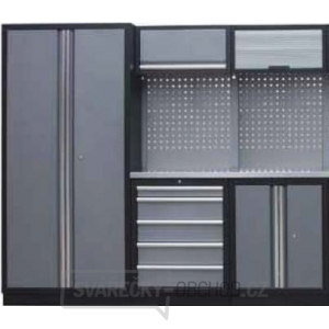 Sestava dílenského nábytku Procarosa PROFI S-I Pracovní deska: nerezová, Hmotnost: 211 kg Sestava dílenského nábytku Procarosa PROFI S-I Pracovní deska: nerezová, Hmotnost: 211 kg gallery main image