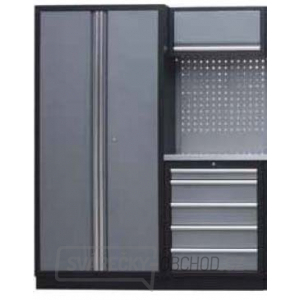 Sestava dílenského nábytku Procarosa PROFI XS-III Pracovní deska: nerezová, Hmotnost: 157 kg Sestava dílenského nábytku Procarosa PROFI XS-III Pracovní deska: nerezová, Hmotnost: 157 kg gallery main image