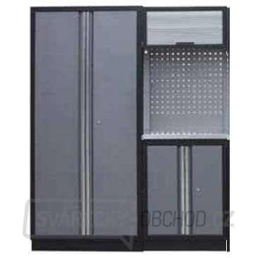 Sestava dílenského nábytku Procarosa PROFI XS-IV Pracovní deska: nerezová, Hmotnost: 135 kg