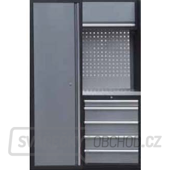 Sestava dílenského nábytku Procarosa PROFI XS-I Pracovní deska: nerezová, Hmotnost: 134 kg