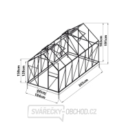 Hliníkový skleník VeGA 7000 STRONG-22 náhled