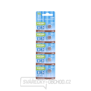 Baterie alkalické, 5ks, 1,5V (LR44) Náhled