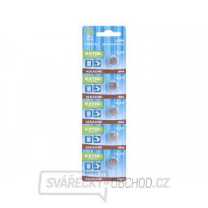 Baterie alkalické, 5ks, 1,5V (LR44) Baterie alkalické, 5ks, 1,5V (LR44) gallery main image