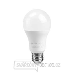 žárovka LED klasická, 9W, 800lm, E27, teplá bílá gallery main image