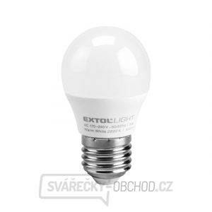 žárovka LED mini, 5W, 410lm, E27, teplá bílá