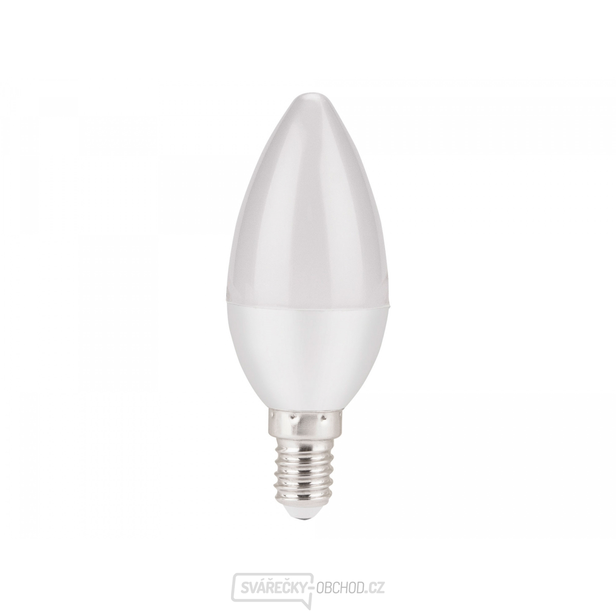 žárovka LED svíčka, 5W, 410lm, E14, teplá bílá