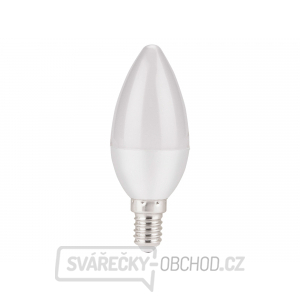 žárovka LED svíčka, 5W, 410lm, E14, teplá bílá