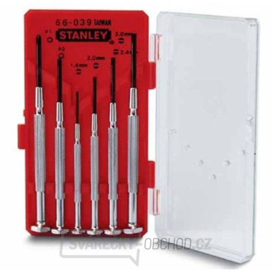 STANLEY 6dílná sada hodinářských šroubováků 1-66-039 STANLEY 6dílná sada hodinářských šroubováků 1-66-039 gallery main image