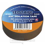 Páska izolační PVC 15/10m  hnědá EMOS Páska izolační PVC 15/10m  hnědá EMOS gallery main image