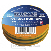 Páska izolační PVC 15/10m  zelenožlutá EMOS Páska izolační PVC 15/10m  zelenožlutá EMOS gallery main image