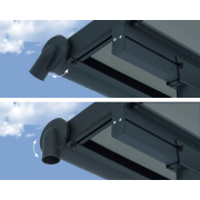 Palram Capri 3000 antracit 3 x 3 hliníková (montovaná) pergola náhled
